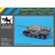Black Dog T72132 1/72 Jagdpanther accessories set for Zvezda