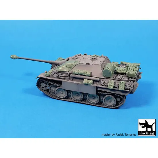 Black Dog T72132 1/72 Jagdpanther accessories set for Zvezda