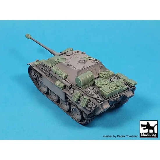 Black Dog T72132 1/72 Jagdpanther accessories set for Zvezda