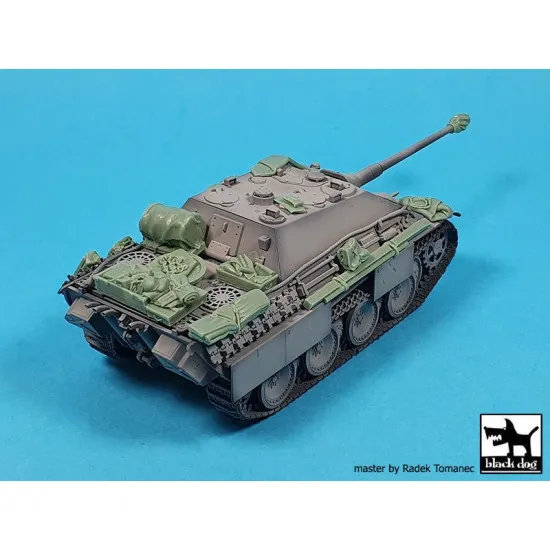 Black Dog T72132 1/72 Jagdpanther accessories set for Zvezda