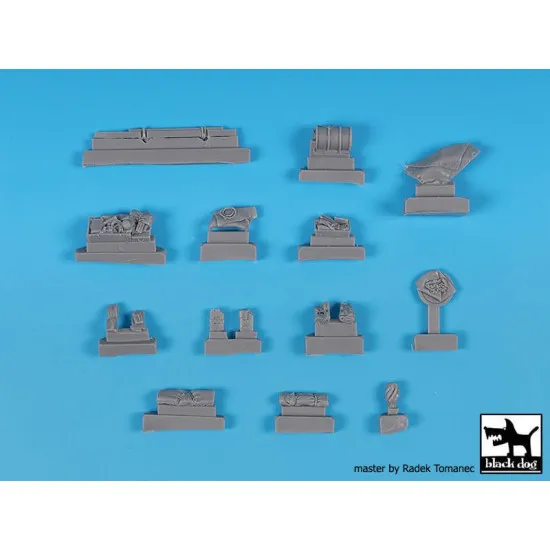 Black Dog T72132 1/72 Jagdpanther accessories set for Zvezda