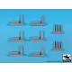 Black Dog T72133 1/72 SU-100 ammo boxes with 100mm ammunition