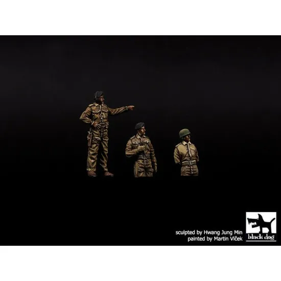 Black Dog T72136 1/72 British WW II tank crew