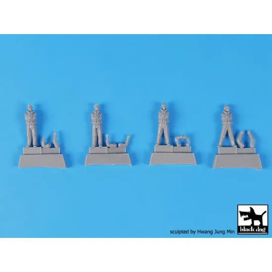 Black Dog T72143 1/72 PT boat crew set #1