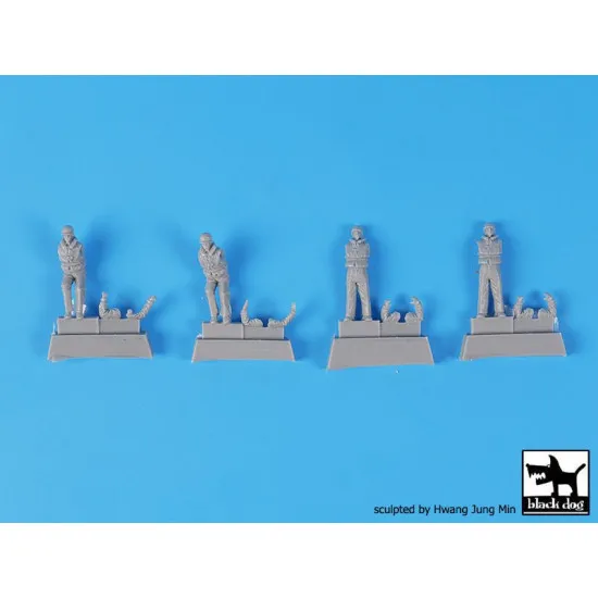 Black Dog T72144 1/72 PT boat crew set #2