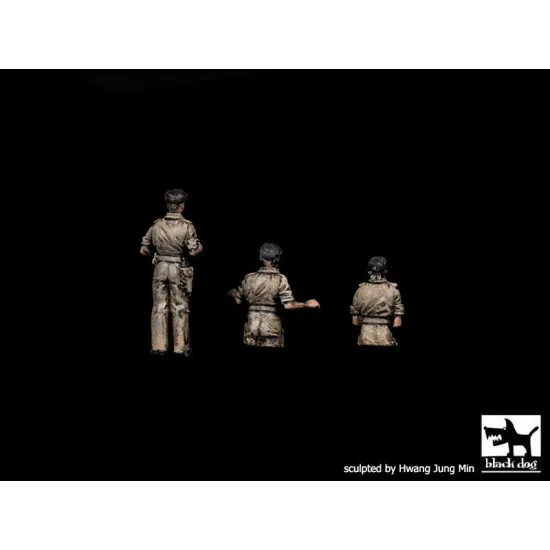 Black Dog T72148 1/72 British tank crew Africa