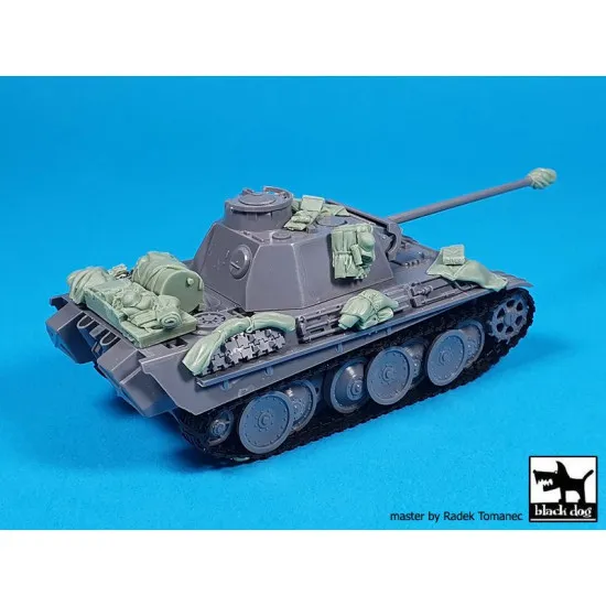 Black Dog T72150 1/72 Pz.Kpfw V Pantther Ausf G accessories set for Hasegawa