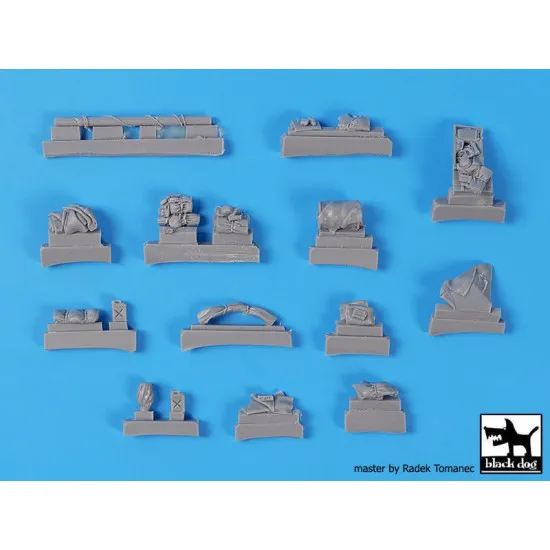 Black Dog T72150 1/72 Pz.Kpfw V Pantther Ausf G accessories set for Hasegawa