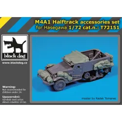 Black Dog T72151 1/72 M4A1 Halftrack accessories for Hasegawa