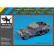 Black Dog T72151 1/72 M4A1 Halftrack accessories for Hasegawa