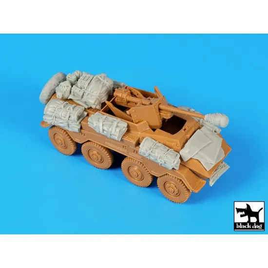 Black Dog T72154 1/72 Sd.Kfz 234/4 accessories set for Italeri