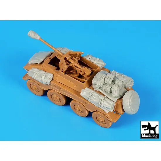 Black Dog T72154 1/72 Sd.Kfz 234/4 accessories set for Italeri