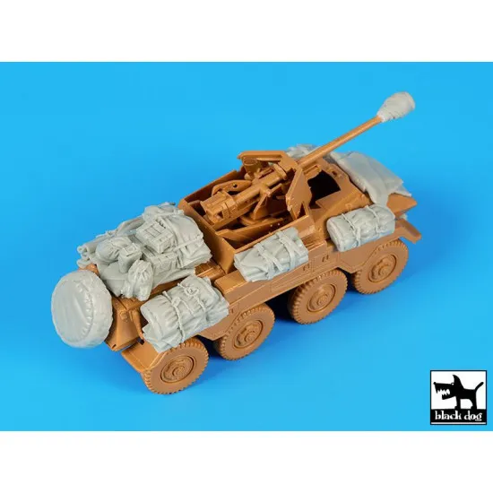 Black Dog T72154 1/72 Sd.Kfz 234/4 accessories set for Italeri