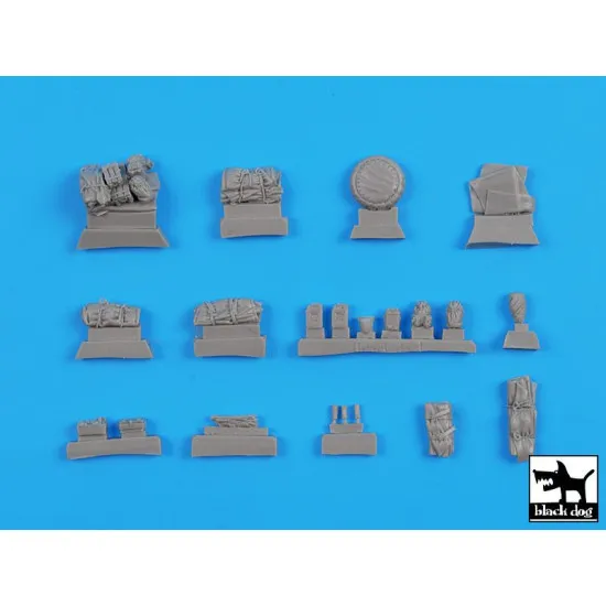 Black Dog T72154 1/72 Sd.Kfz 234/4 accessories set for Italeri
