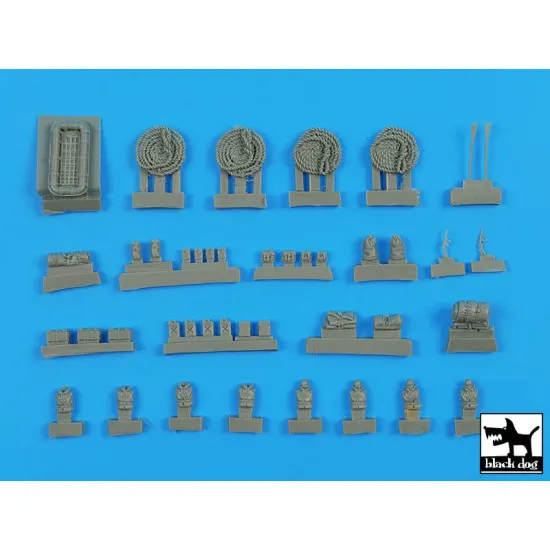 Black Dog T72155 1/72 PT boat accessories set