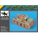 Black Dog T72156 1/72 German Pz.Kpfw 38 accessories set for HobbyBoss