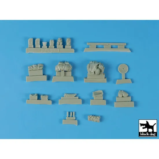 Black Dog T72156 1/72 German Pz.Kpfw 38 accessories set for HobbyBoss