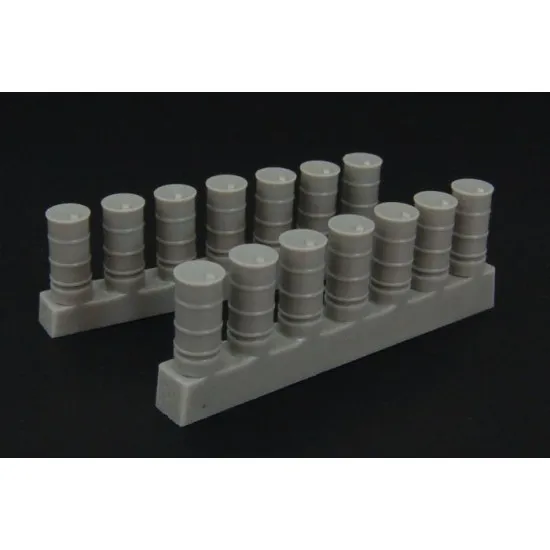 Brengun BRL144012 1/144 Fuel barrels casted barrels