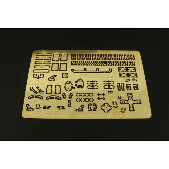 Brengun BRL144029 1/144 Blackhawk HH-60, MH-60, UH-60 PE set for Dragon kit