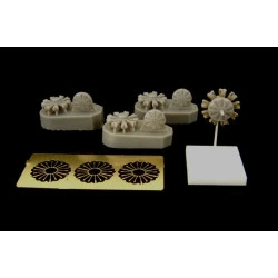 Brengun BRL144039 1/144 German Engine BMW 132 (3 pcs) PE resin kit (Ju-52)