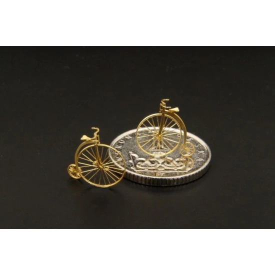 Brengun BRL144089 1/144 Velocipede (two pcs) dandy horse PE kit of old bicycle