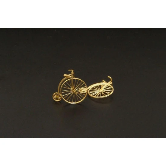 Brengun BRL144089 1/144 Velocipede (two pcs) dandy horse PE kit of old bicycle