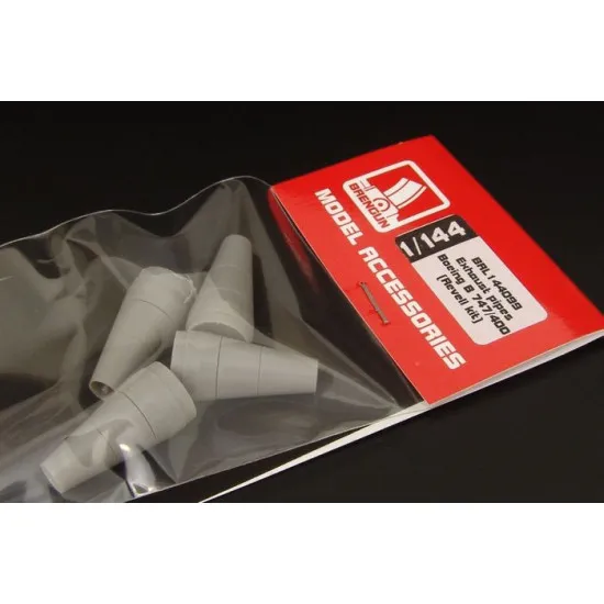 Brengun BRL144099 1/144 Exhaust nozzle B 747-400 correctiom set for Revell kit