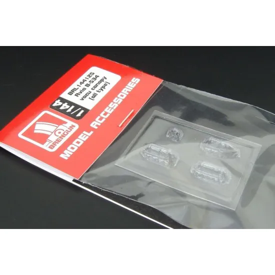 Brengun BRL144125 1/144 Avia B-534 (all type) vacu canopy for Eduard kit (4 pcs)