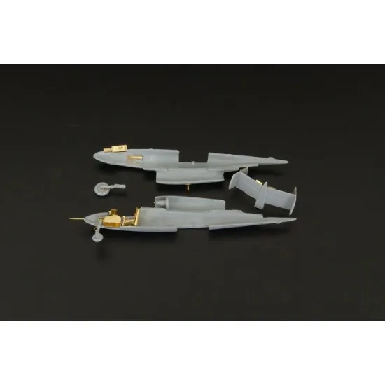 Brengun BRL144126 1/144 Heinkel He-162A (Brengun kit) PE set for Brengun kit