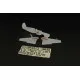 Brengun BRL144131 1/144 Yak-1 Yakovlev fighter PE set for Brengun Northstar kit