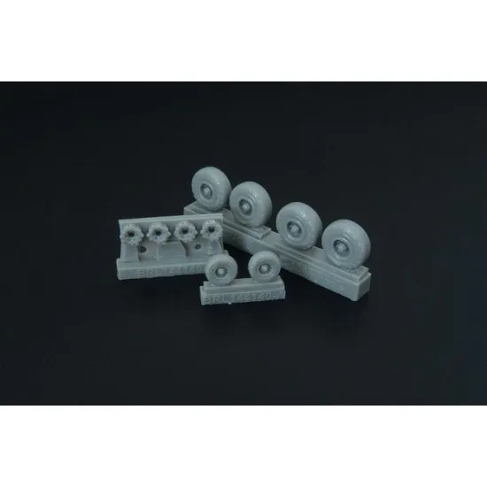 Brengun BRL144140 1/144 C-130 Hercules wheels resin set of wheels