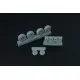 Brengun BRL144140 1/144 C-130 Hercules wheels resin set of wheels