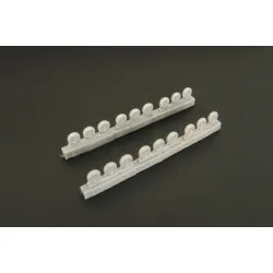 Brengun BRL144142 1/144 Spitfire wheels set of tires and spokes resin 3 types