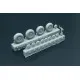 Brengun BRL144153 1/144 Mosquito wheels resin casted wheels