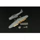 Brengun BRL144166 1/144 SBD-3 Dauntless Exterior PE and resin set for Brengun