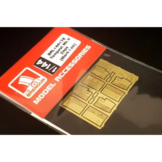 Brengun BRL144172 1/144 Hawker Tempest Mk.V flaps PE set for MARK I kit