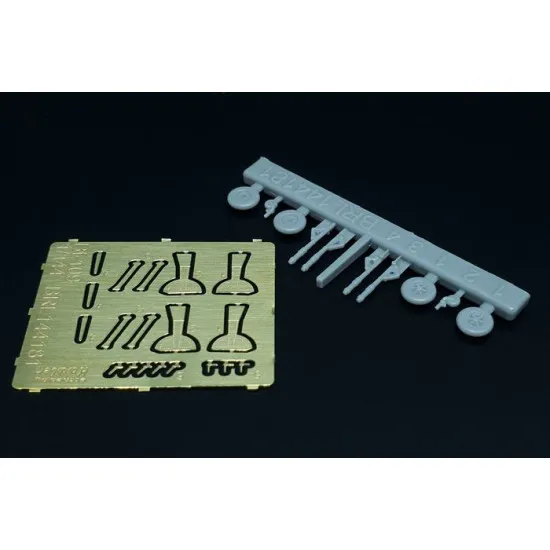 Brengun BRL144181 1/144 Messerschmitt Bf-109 A-E PE/resin set for Armory 2pcs