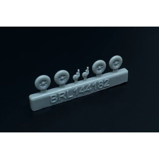 Brengun BRL144182 1/144 Messerschmitt Bf-109 A-А resin set of wheels (2sets)