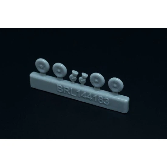 Brengun BRL144183 1/144 Messerschmitt Bf-109 G resin set of wheels (2sets)