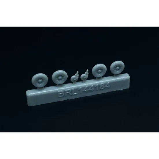Brengun BRL144184 1/144 Messerschmitt Bf-109 K resin set of wheels (2sets)