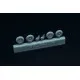 Brengun BRL144184 1/144 Messerschmitt Bf-109 K resin set of wheels (2sets)