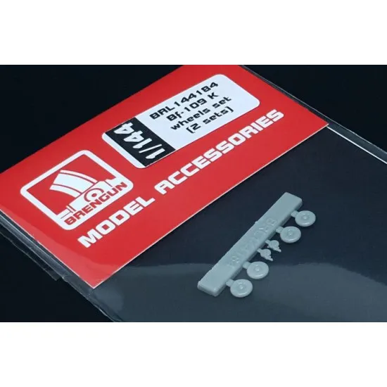 Brengun BRL144184 1/144 Messerschmitt Bf-109 K resin set of wheels (2sets)