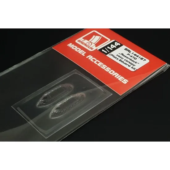 Brengun BRL144187 1/144 P-47D Republic Razorback vacu canopy for Platz/Eduard