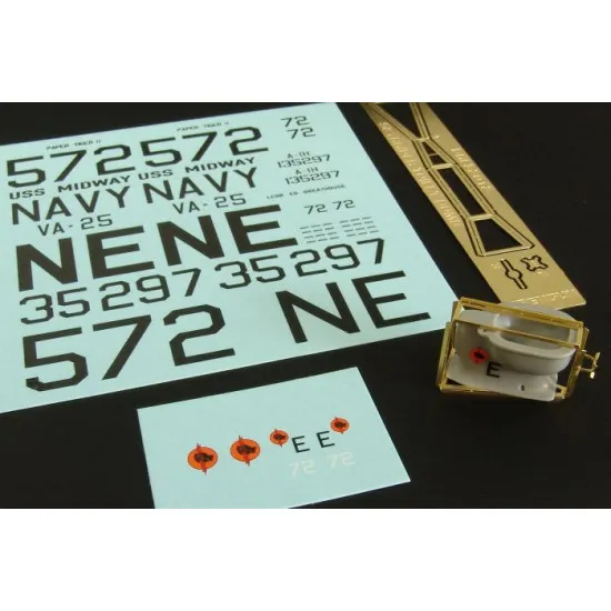 Brengun BRL32012 1/32 Toilet bomb for Skyraider PE-resin conversion set