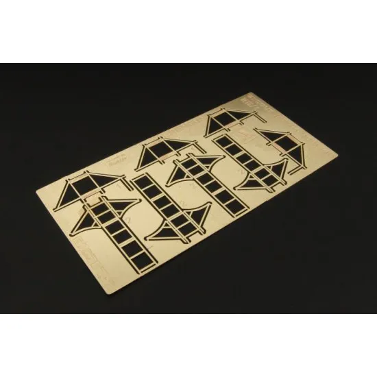 Brengun BRL32013 1/32 Luftwaffe wheel chocks two types PE set for german planes