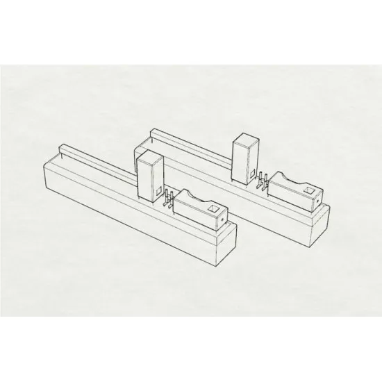 Brengun BRL32034 1/32 WWII U S Navy Wheel chocks resin set of wheel chocks