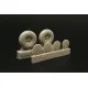 Brengun BRL32041 1/32 Ki-43 Hayabusa Wheels Resin casted wheels