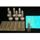 Brengun BRL32044 1/32 US GP 100lb AN-M30A1 Resin and PE set of U.S. bombs 6pcs