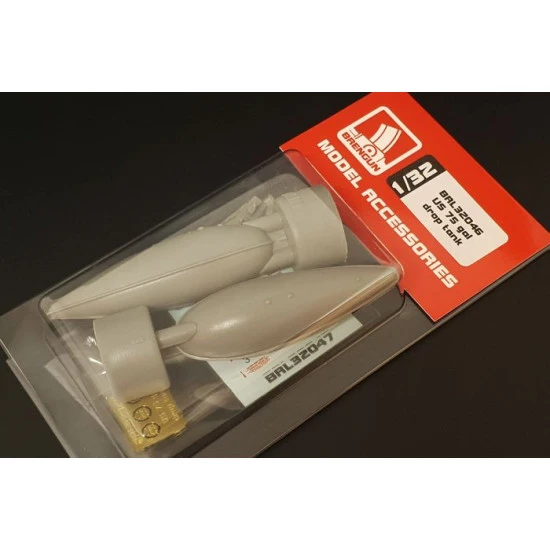 Brengun BRL32046 1/32 US 75 gal drop tank (2pcs) Resin set of US drop tanks