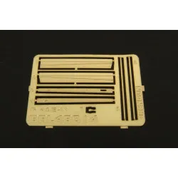 Brengun BRL48014 1/48 P-40 M,N canopy rails PE accessories for Eduard-MAUVE kit